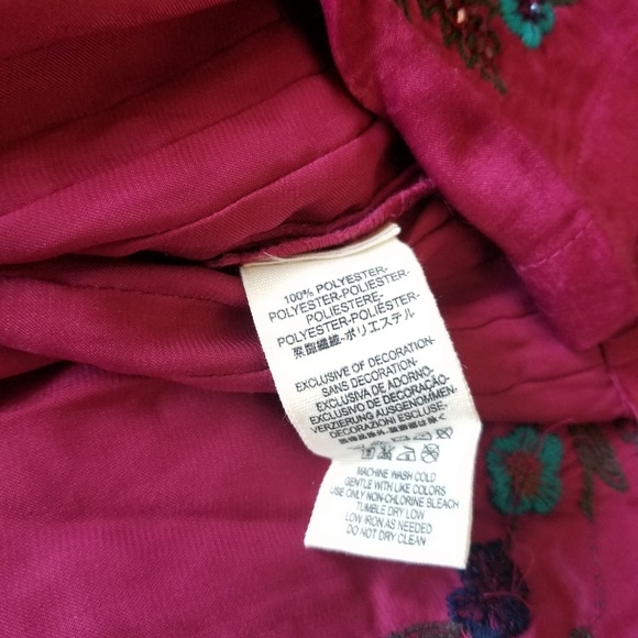 🍒NWT🍒 FREE PEOPLE EMBROIDERED KIMONO - Picture 5 of 5